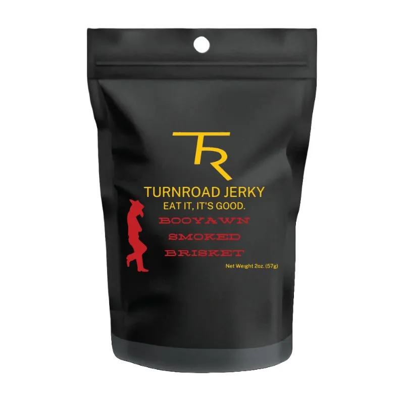 TurnRoad Beef Jerky - Booyawn Smoked Brisket